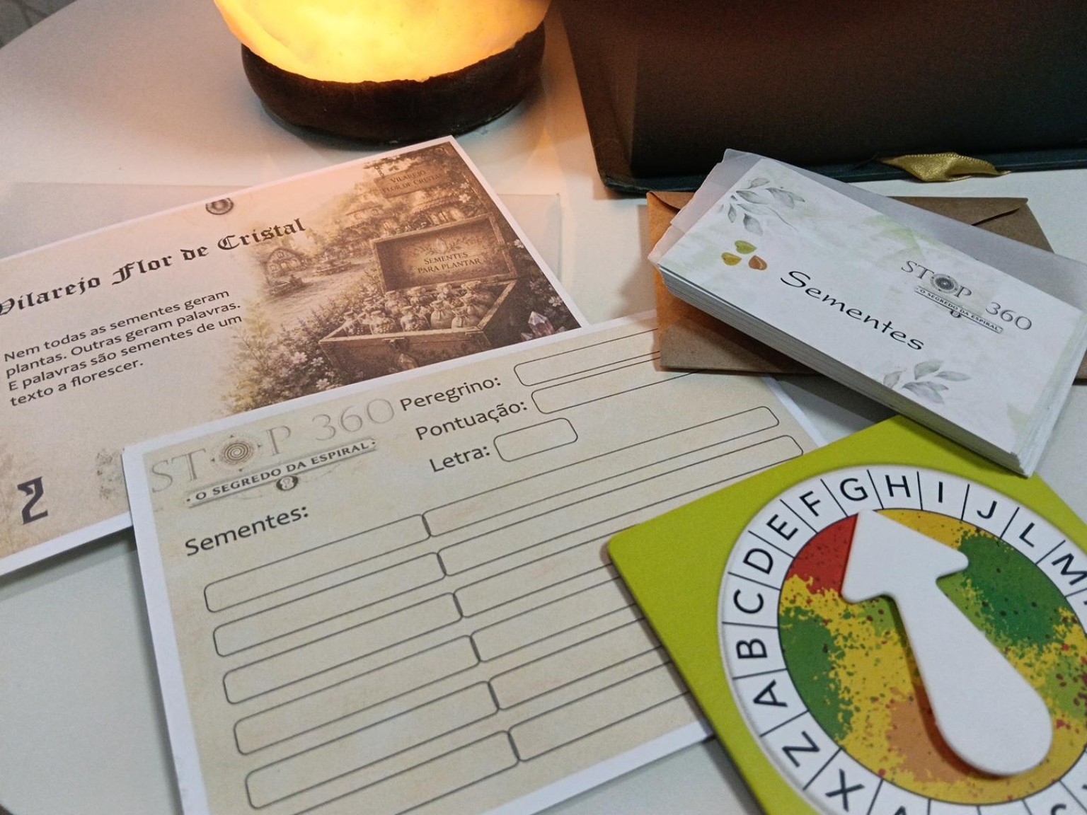 Cartas Sementes do jogo STOP 360